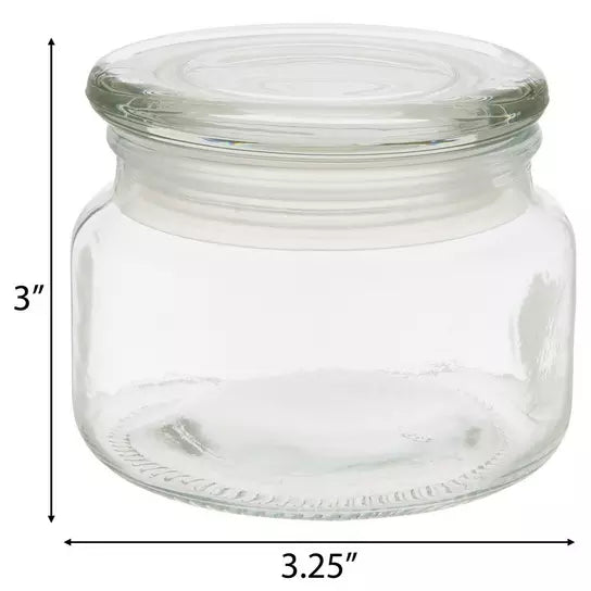 10oz Glass Candle Jar with Lid | NO FREE SHIPPING
