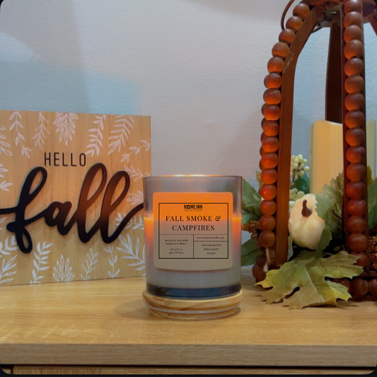 Fall Smoke and Campfires Candle