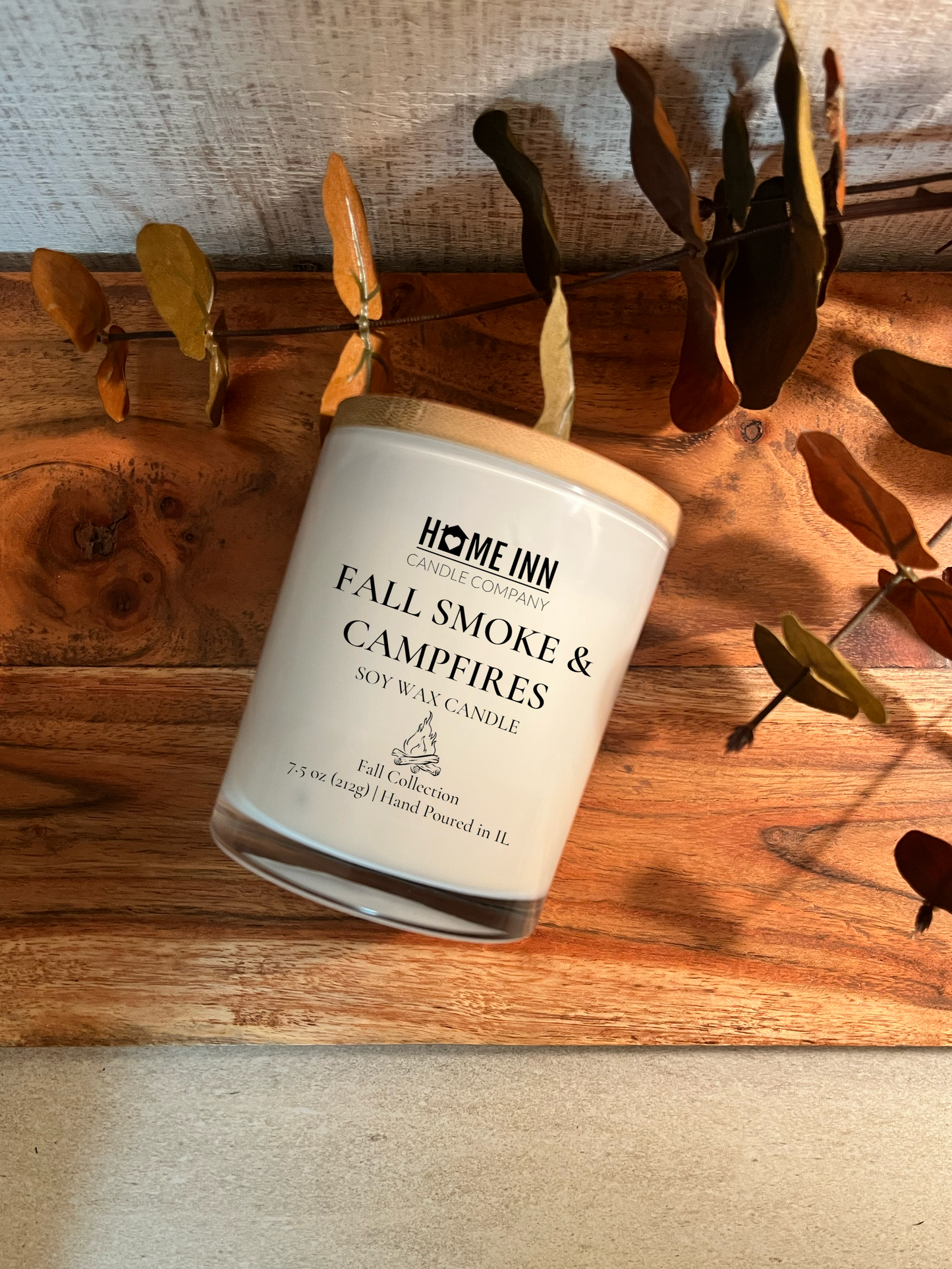 Fall Smoke and Campfires Candle