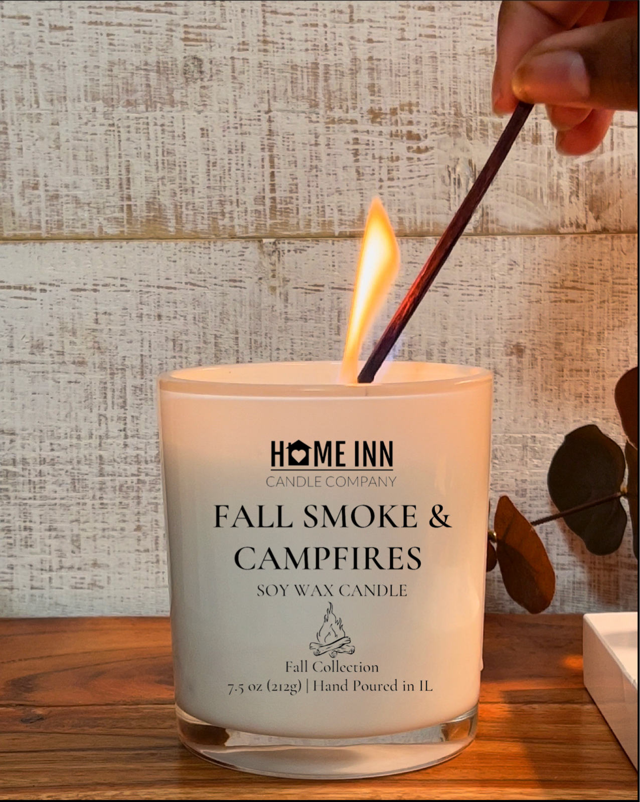 Fall Smoke and Campfires Candle