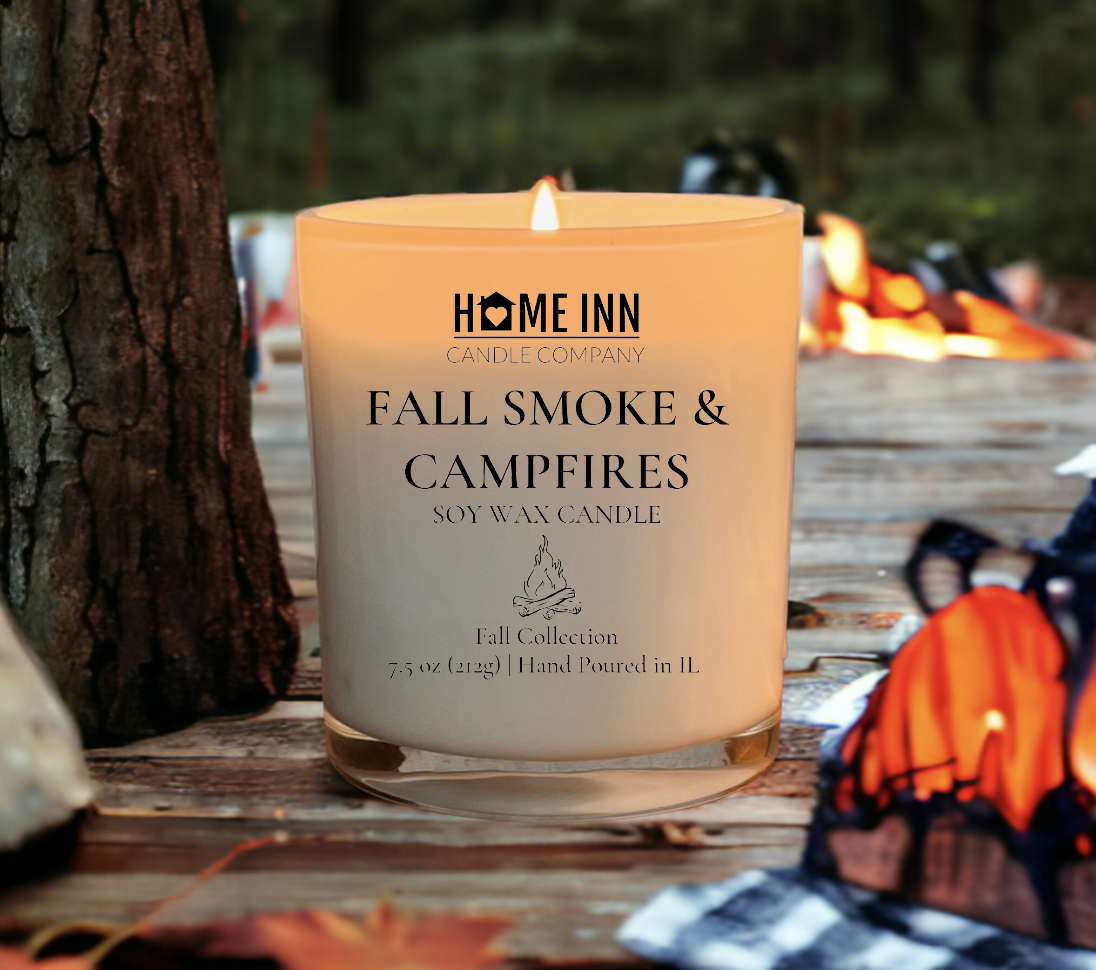 Fall Smoke and Campfires Candle