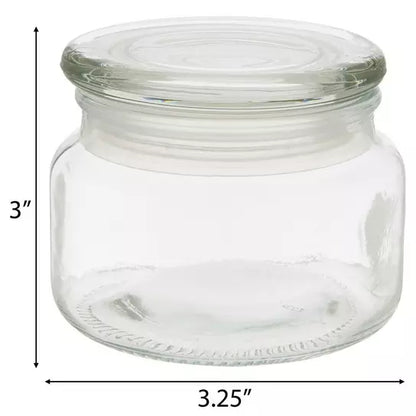 10oz Glass Candle Jar with Lid | NO FREE SHIPPING