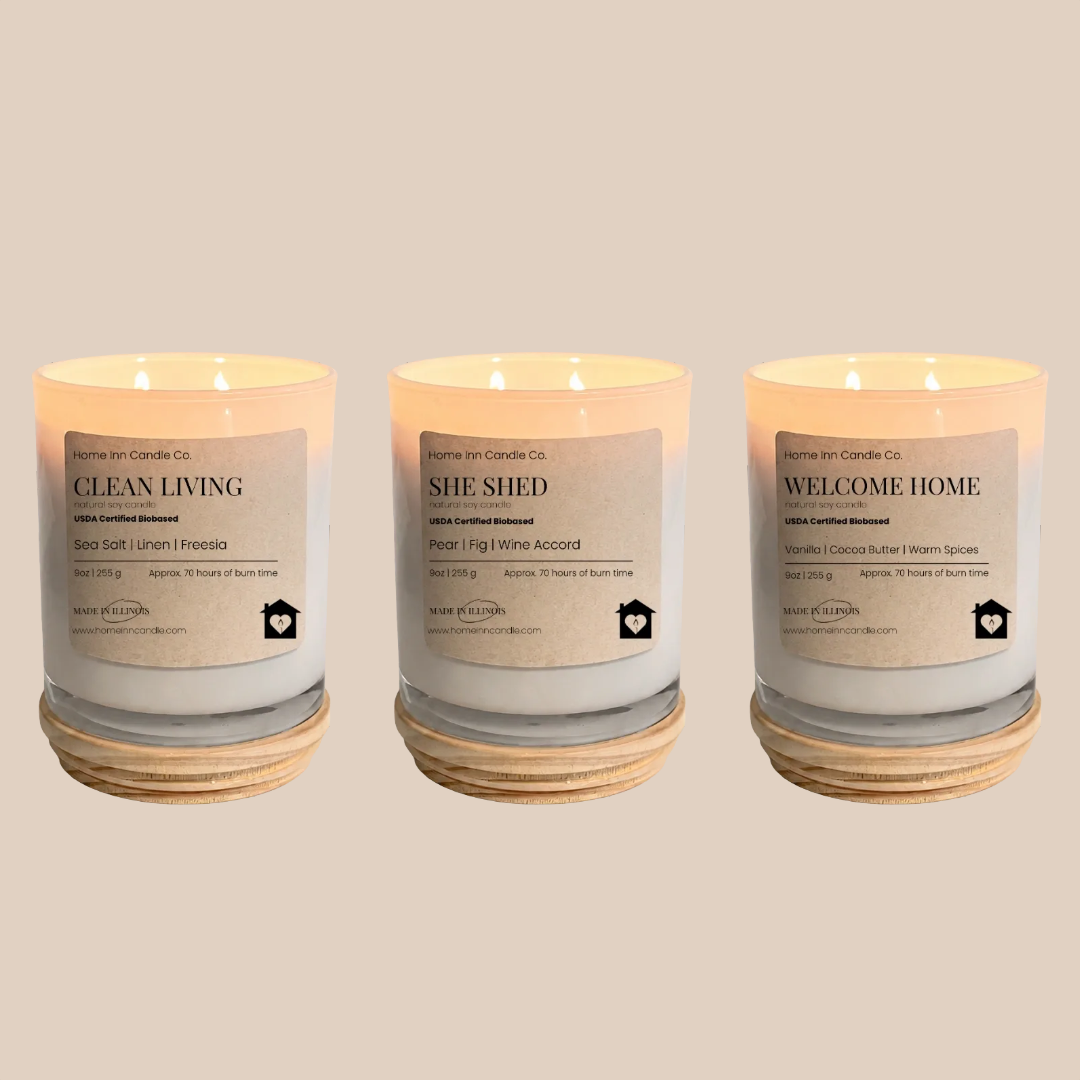 Candle Bundle (standard price $90 you save $13.50)