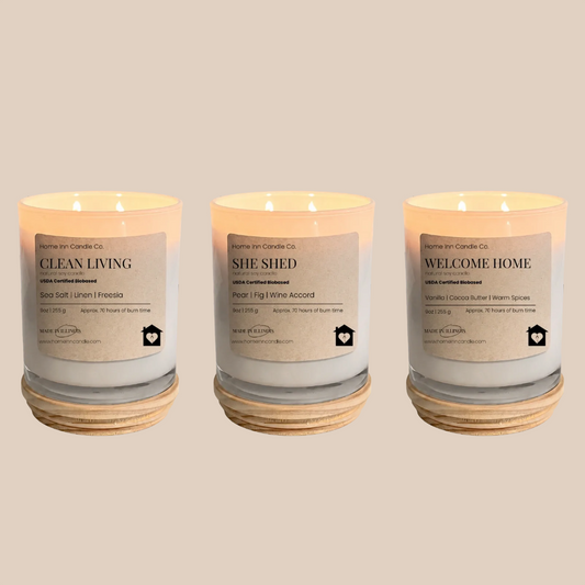 Candle Bundle (standard price $90 you save $13.50)