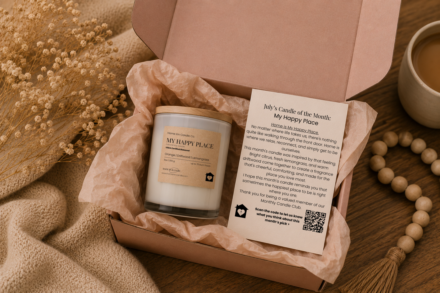 Candle of the Month Candle Subscription