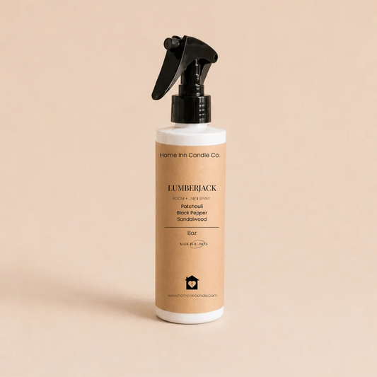 Lumberjack room spray from brand Home Inn Candle