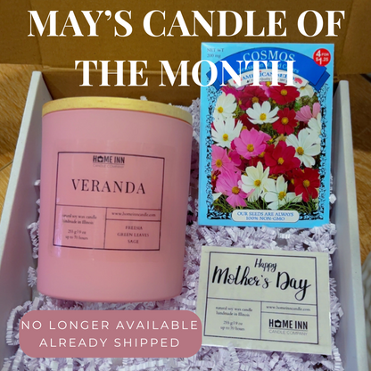 Candle of the Month Candle Subscription