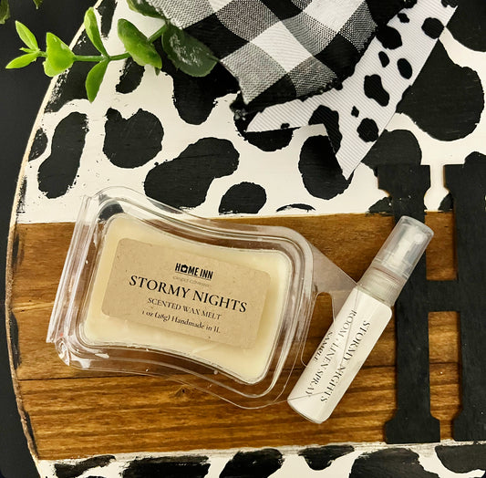 Stormy Nights Free Sample | Wax Melt and Room Spray