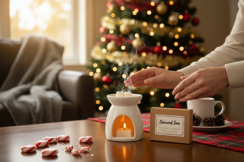 can you replace the acorn things on the table with peppermints since the scent has peppermint notes in it