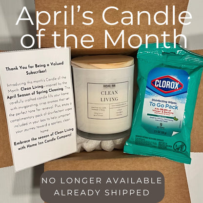 Candle of the Month Candle Subscription